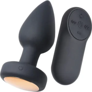 Booty Sparks Silicone 7 Mode Vibrating Butt Plug With LED Light Up Base & Remote