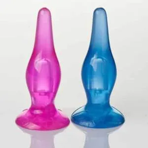 Crystal Anal Vibrating Butt Plug With Suction Cup