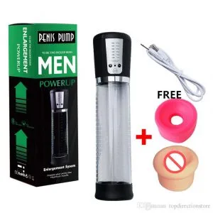 Electric Automatic Penis Pump USB Rechargeable Penis Enlarger Vacuum Pump